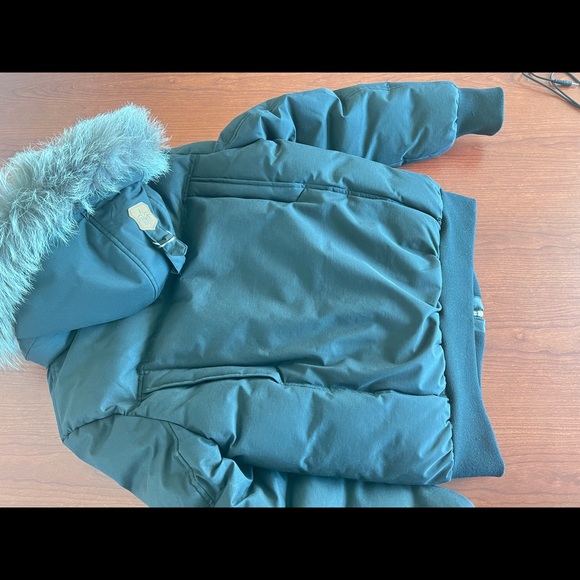 Mackage 2in1 Down Bomber with Hooded Bib and Natural Fur - Picture 5 of 12